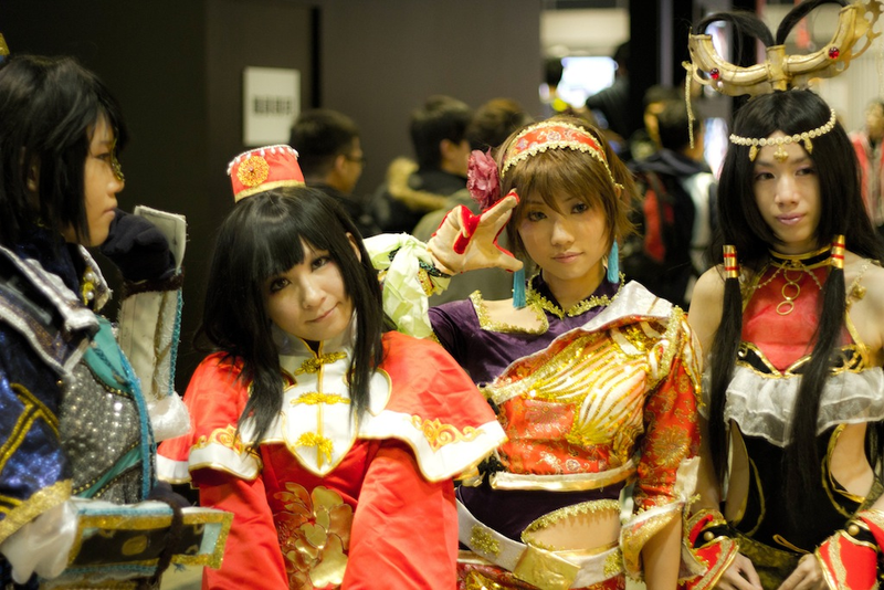 Illustration for article titled The Cosplayers and Booth Companions of the 2011 Asia Game Show